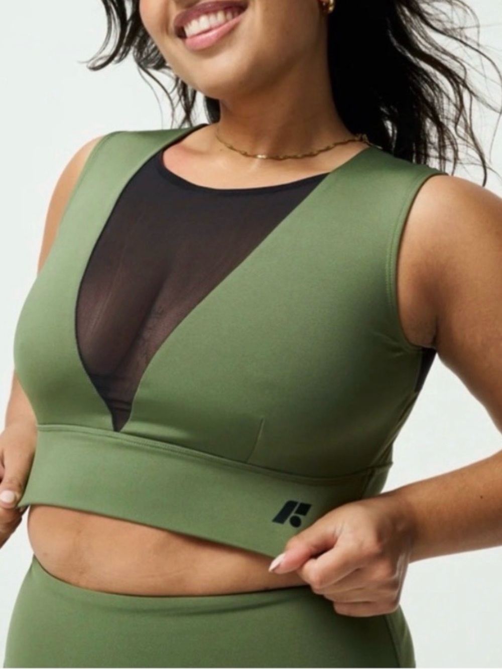 Forme Small Radiance Posture Bra Sage Green